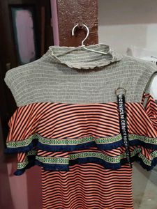 Striped Sleeveless Dress