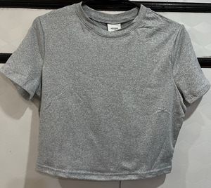 Savana Grey Crop T-shirt