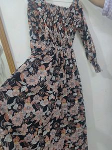 Floral Smocked Maxi Dress