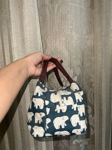 Chumbak  Polar Bear Print Pouch Bag