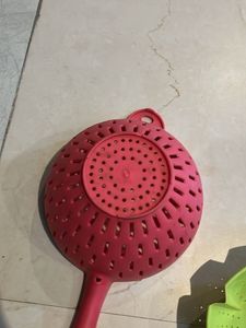 silicone strainer and poly set colander