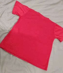 Red Top With Lion City Print For Girls❤