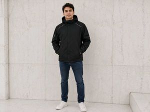Men's Black Waterproof Jacket