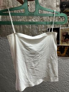 White Seamless Padded Tube Top