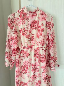 Chic Floral Print long Dress