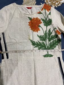 women’s Floral Print Kurta