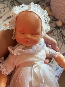 Vintage Baby Doll with Bonnet