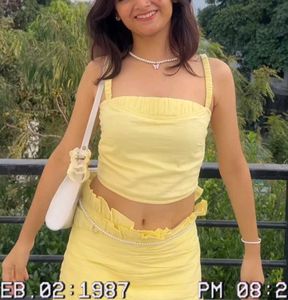 Butter Yellow Co-ord Set