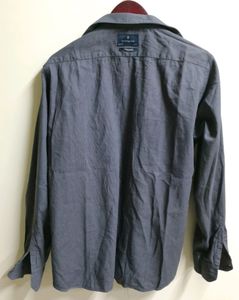 Gray Long Sleeve Button Down