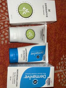 Dermavive Dry Skin Moisturiser 120ml  &amp; Dremavive Hydra Cleanser 125ml Combo