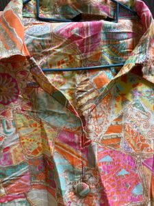 Vibrant Block Print Kurta