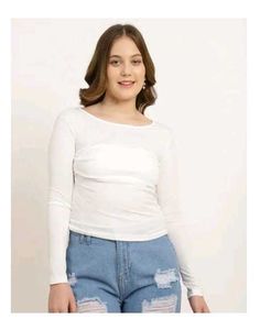 Elegant White Long Sleeve Top