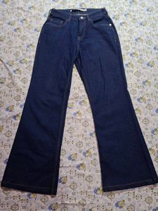 Dark Wash Wide Leg Denim Jeans