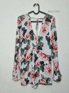 Forever 21 Floral Romper
