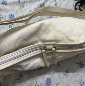 Canvas Moon Shoulder Bag