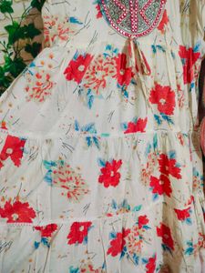 Floral Print Set with Dupatta