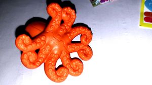 Cute Orange Octopus Toy