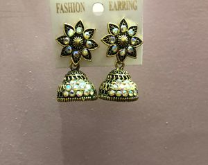 Oxidised Jhumka