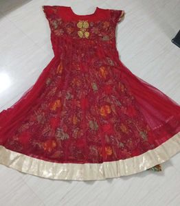 Beautiful Red Ethnic Gown