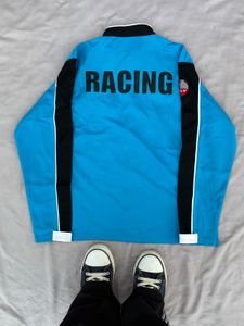 Retro Blue &amp; Black Track Jacket