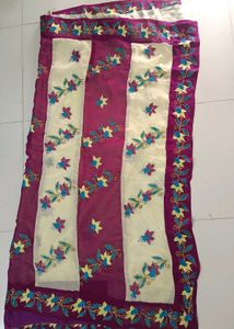 Zari Work Partywear Saree