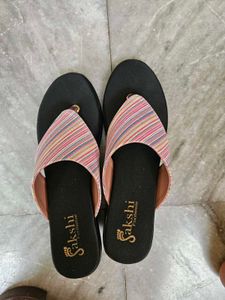 Sakshi Footwear Striped Flat Sandals