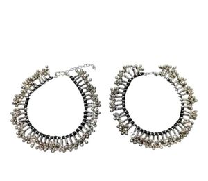 Ethnic Silver Anklets