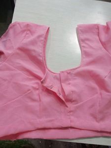 Pink Sleeveless Blouse