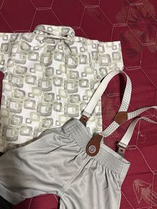 Boy dungaree set