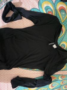 Classic Black Long Sleeve Top