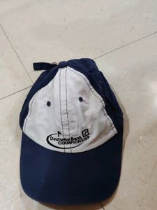Beautiful Navy Blue Wgite Combi Cap