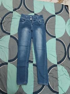Girl's Blue Denim Jeans