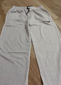 Grey Wide Leg Sweatpants