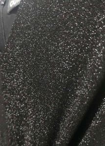 Sparkly Black Knot Detail Dress