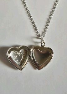 Heart Locket Necklace Openable