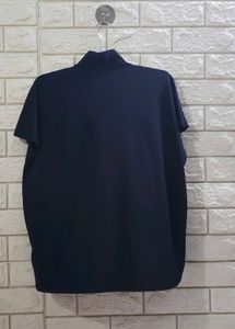 H&amp;M Black Short Sleeve V-Neck Blouse