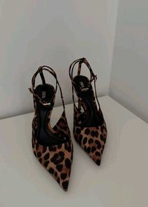Zara Leopard Print Heels