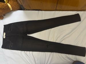Black Distressed Skinny Jeans