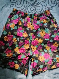 Flowy Floral Print Palazzo Pants