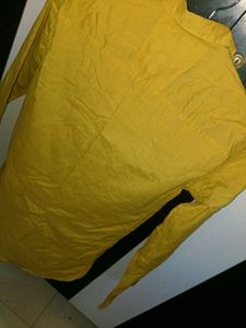 Yellow White Club Casual Shirt