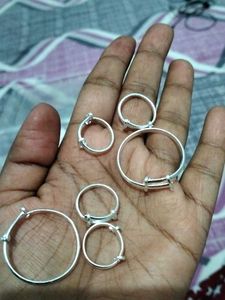Toe Ring 3 finger gota chandi