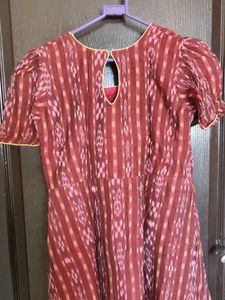Maroon Sambalpuri Dress
