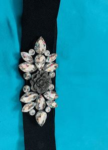 Sparkling Embellished Elastic Belt