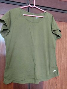 Olive Green Workout T-Shirt