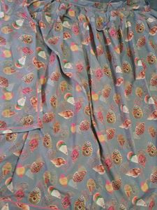 Flowy Floral Print lehenga dress