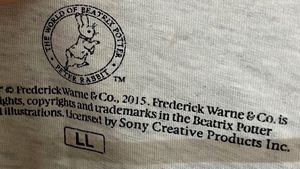 Charming "The World of Peter Rabbit" Grey T-Shirt