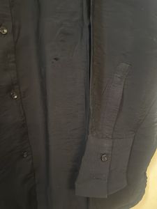Classic Black Oversized Button-Up Shirt