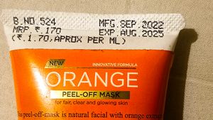 Oxyglow Orange Peel Off Mask