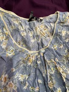 Floral Tiered Mini Dress