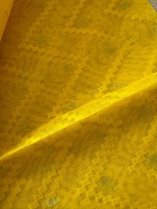Vibrant Yellow Sari 🥻